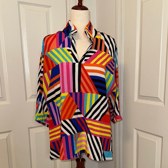 Ali miles Sz L Tunic 22”PTP, 27” long - Picture 1 of 8